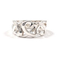 【日本直送 二手美品】8號 Tiffany & Co. 戒指指環 Triple Loving Heart Paloma Picasso