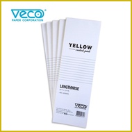 ◙ ◇ ❖ Veco Yellow Pad Paper lengthwise size : 4-1/4 x 13in