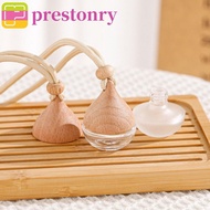 PRESTONRY Car Perfume Pendant 8ML Glass Car Hanging Pendant Empty Refillable Bottle Mini Perfume Bot