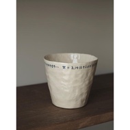 New Style ins Style Creative Pitch Cup Formula Cup Ceramic Cup Irregular Texture Coffee Mug