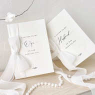 V77 VOWS Cards [14x20cm] - Wedding engagement invitations - VOWS Wedding [Set-2cards]