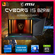 MSI Cyborg 15 B2RWEKG-224MY (Intel Core 7 240H/16GB/512GB SSD/15.6" FHD 144HZ/ NVIDIA RTX5050 8GB/4-