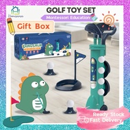 Children Golf Toy Set Golf Club Ball Practice Hole Cart Trolley Sports Indoor Outdoor Family Gift Gi