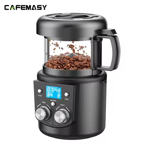 100-120V Coffee Bean Roaster 80-100g No Smoke Coffee Beans Baking Roasting Machine Air Roaster Coffe