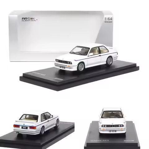 In Stock AR Box 1:64 BMW 3 Series M3 First Generation E30 Diecast Car Model Collection Toys Tarmac W