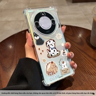 Guanglu | Ốp Lưng Chống Sốc Trong Suốt Hình Thú Cho Huawei Honor X70