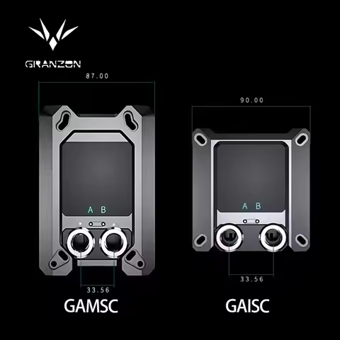 Granzon GAISC / GAMSC， CPU Block Use for INTEL LGA115X 1200 1700 1800 2011 /AMD Ryzen 3/5/7/9 X470 X