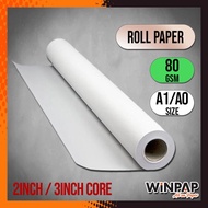 WinPAP Roll Paper (A1 A0 Size) A1 Roll Paper A0 Roll Paper Plotter Paper Plan Paper Cad Drawing Prin
