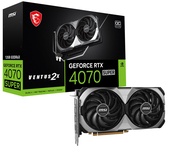 Gaming RTX 4070 Super 12G Ventus 2X OC Graphics Card (NVIDIA RTX 4070 Super, 192-Bit, Boost Clock: 2