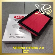 100% ORIGINAL APM AIR FILTER AA-3320 (16546-5TA0A) SERENA HYBRID 2.0 C27