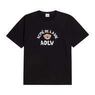 [acme de la vie] ★ With the HiddenTag★ ADLV TEDDY BEAR (BEAR DOLL) SHORT SLEEVE T-SHIRT BLACK SKYBLUE BEIGE Casual Men Women Tee Couple Tops 100% Authentic acmedelavie Cotton Street Style