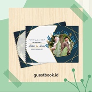 Custom Guest Book Custom Photo/ Wedding Guest Book/ Softcover/