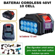 (Diskon) Baterai Lithium Cordless 21V / 24Vf / 48Vf | Baterei Semprotan Air Portable | Baterai Makit