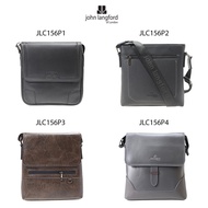John Langford of London Men's PU Leather Sling Bag Series JLC156
