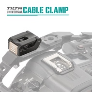 TILTA Mini Universal Cable Clamp Adapt via 1/4"-20 Screw Compatible with Most Cages TA-UCC-P-B Acces