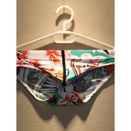 Men’s printed ice-silk briefs with a U‑contour design, thin and cool, sexy bulge-enhancing, comforta