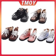 TMOY Mini Doll Shoes Martin Boots High-top PU Shoes For American Paola Reina Doll&1/6 BJD Blythe EXO