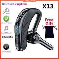 X13 Bluetooth5.1 Wireless Earphone Single Noise Canceling Headset with Mic