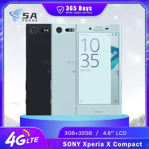 Sony Xperia X Compact F5321 SO-02J 4G LTE Mobile Phone Fingerprint 4.6'' 3GB+32GB 23MP+5MP Snapdrago