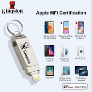 Kingston 2-in-1 USB 3.0 Lightning OTG Flash Drive for iPhone/iPad, 64GB/128GB/256GB/512GB/1TB