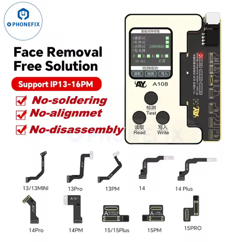AY A108 True Tone Face ID Battery Programmer for iPhone X -16Pro Max Battery Original Color Repair D