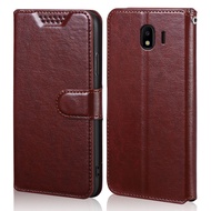 Flip Case For Samsung Galaxy J4 2018 J400 J400F SM-J400F Wallet PU Leather Cover