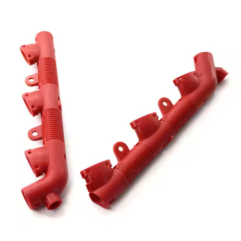 1 Pair Engine Wiring Harness Cable Case Red Ignition Coil Protector Cover 06E971821F 06E971822D for 