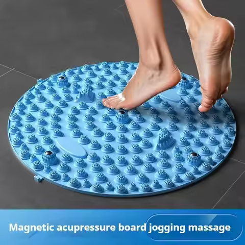Foot Massage Pad Toe Pressure Plates Acupressure Board 37/43/58/61cm Muscle Relaxation Round Feet Tr