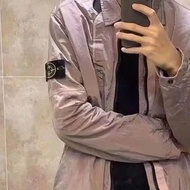 Pure Original Stone Island Metal Nylon Jacket Reflective Waterproof Couple Sun Protection Clothing O