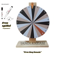 Promo! Spin Wheel 30 cm Sound Version/UNDIAN Wheel/lucky spin/Roulette 30cm