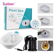 Suolaer Detox Ionic Foot Spa Bath Machine Massage Foot Ionic Detoxification Relieves Fatigue Promote