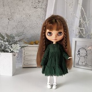 Green dress Blythe doll, Clothes Blythe doll, Outfit doll