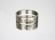 匈牙利硬幣戒指 5 福林 1983-1989 年男士硬幣戒指 女士硬幣戒指