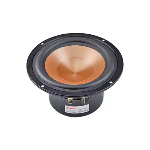 GHXAMP 5.25 inch 147mm Mid-Bass Golden Ceramic Basin Woofer Bookshelf Speaker Alto Voice 2 Way 3 way