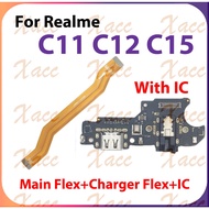 For Oppo Realme C11 C12 C15 2020 Charging Port Flex Cable USB Dock Connector Motherboard Replacement