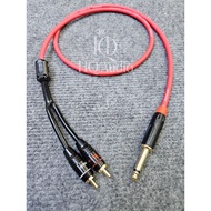 6mm mono to Av copper pin wire. Flexible pure copper wire.