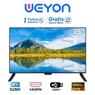 Termurah Weyon tv digital 24 inch FHD tv led 21 inch Televisi(Model