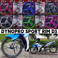 🔥NEW ITEM🔥DYNOPRO D3 SPORT RIM Y15ZR Y16ZR RS150 RSX150 LC135 V1-V7 ALLOY PROWHEEL D3 DYNO PROJECT SPORTRIM 3 BATANG