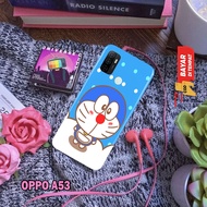 Softcase Glass Kaca Oppo A53- Case Cartoon - (JMS) - Softcase Oppo A53 2020 Terbaru- Softcase Oppo A