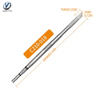 Voktta C210 đầu que hàn sắt phổ biến JBC T26 Trạm Hàn C210 sưởi ấm lõi thẳng tip cong tip dao tip đầ