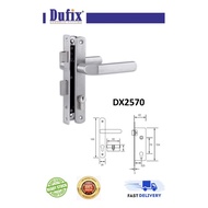 Dufix DX2570 SUS304 Stainless Steel Lever Handle Mortise Lock For Grill / Kunci Pintu Besi Grill