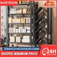 【Foldable】Kitchen Rack organizer Metal Rack Organizer Rack With Wheels Folding rack Folding shelves 3-5 Layer Kitchen Folding Racks Rack Shelves With Wheels Foldable Shelf Kitchen