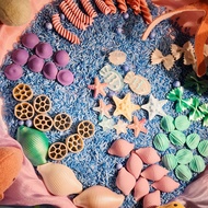 Ocean Bloom Sensory Set Toys For Children's Development Pastel Color Metallic