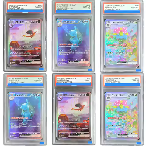 Pokemon Japanese Sv2A 151 #201 202 200 Charizard Blastoise Venusaur Ex Authentication Grading GEM MT