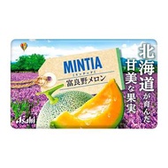 Asahi朝日 MINTIA 日本進口直郵酸甜清爽口氣清新攜帶方便美食伴手禮零食 口含錠【富良野甜瓜口味】 50粒装