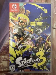 【Switch 二手遊戲】Splatoon 3 斯普拉遁3 漆彈大作戰3｜日版有中文｜有盒有卡｜幾乎全新