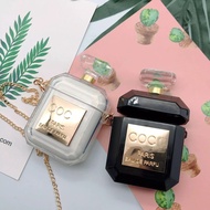 Airpod Hard Case Casing Cute Beautiful Coco Channel Perfume
