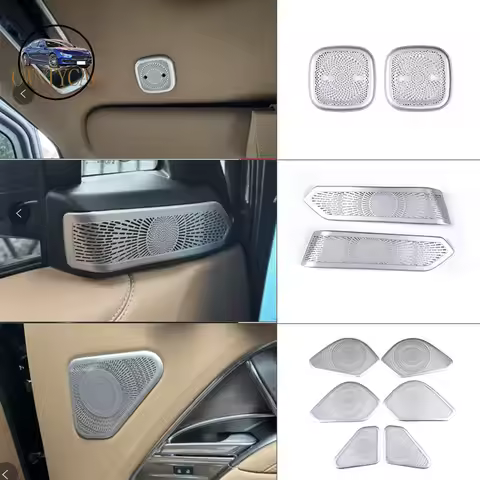 For Land Rover Range Rover Vogue L460 2023 Stainless Steel Car Door Horn A-pillar Roof Horn Cover de