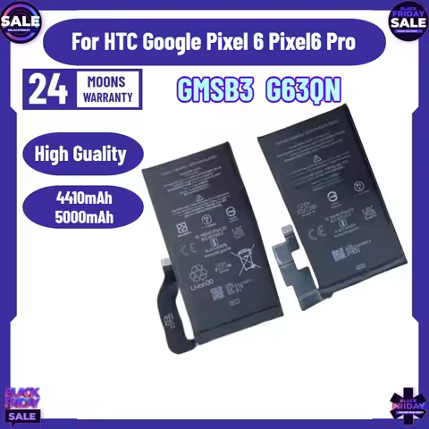 New GMSB3 G63QN Phone for HTC Google Pixel 6 Pixel6A Cellphone Battery for Pixel6 Pro Replacement Ba