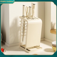 PENNYJ Easy Clean Knife Holder Waterproof Knife Rack Metal Knife Block with Breathable Design Perfec